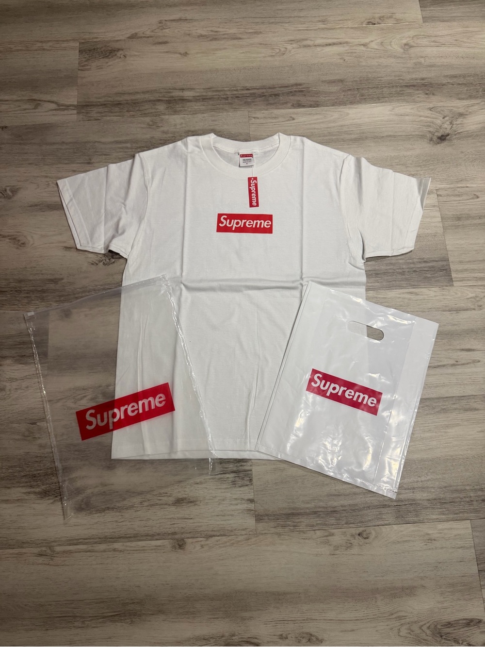 Supreme Vintage T-Shirt with Red Box Logo